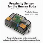 Ac 110v-220v Human Presence Sensor 24ghz Microwave Radar Controller Detection Micro-motion Sport Body Sensor Switch