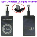 Type-C Wireless Charging Receiver Type C Fast Wireless Charger Adapter for Samsung Huawei Xiaomi HLJS