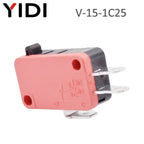 V-15 V-151 V-152 V-153 V-154 V-155 V-156-1C25 Microswitch SPDT Momentary Travel Mini Micro Limit Switch 1NO1NC Roller Lever Arm
