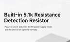Hagibis 5.1k Pull-down Resistor Charging Adapter USB C Male to Female for Shaver Hair Trimmer Headphone Fan Electric Screwdriver
