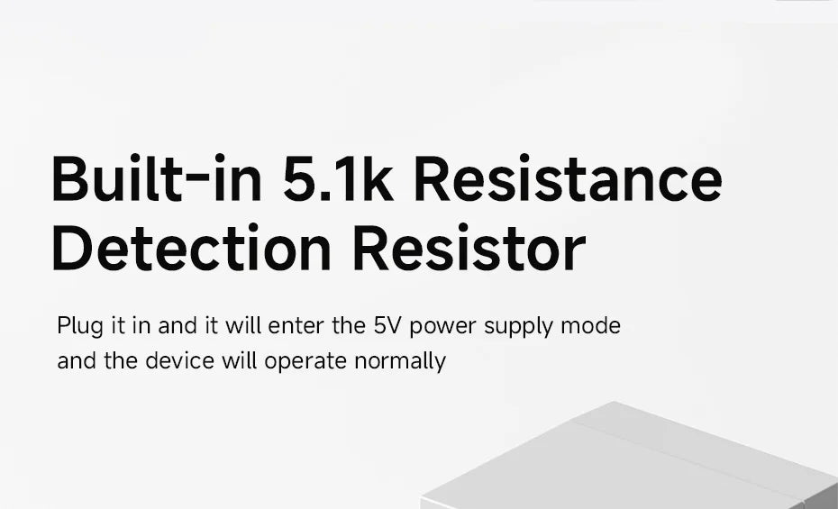 Hagibis 5.1k Pull-down Resistor Charging Adapter USB C Male to Female for Shaver Hair Trimmer Headphone Fan Electric Screwdriver