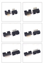 10PCS IDC/JTAG 2.54 DC3 Male Pin PCB Header Connector 2*3/4/5/6/7/8/26/40P Straight Shrouded Socket Box header pitch 2.54mm