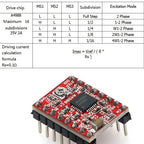 3D Printer Parts StepStick A4988 DRV8825 Stepper Motor Driver With Heat sink Carrier Reprap RAMPS 1.4