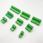5Pair 5.08mm Pitch 2EDG Straight Pin PCB Screw Terminal Block 2/3/4/5/6/7/8/9/10/12Pin 300V 10A Wire Connector Plug-in Socket