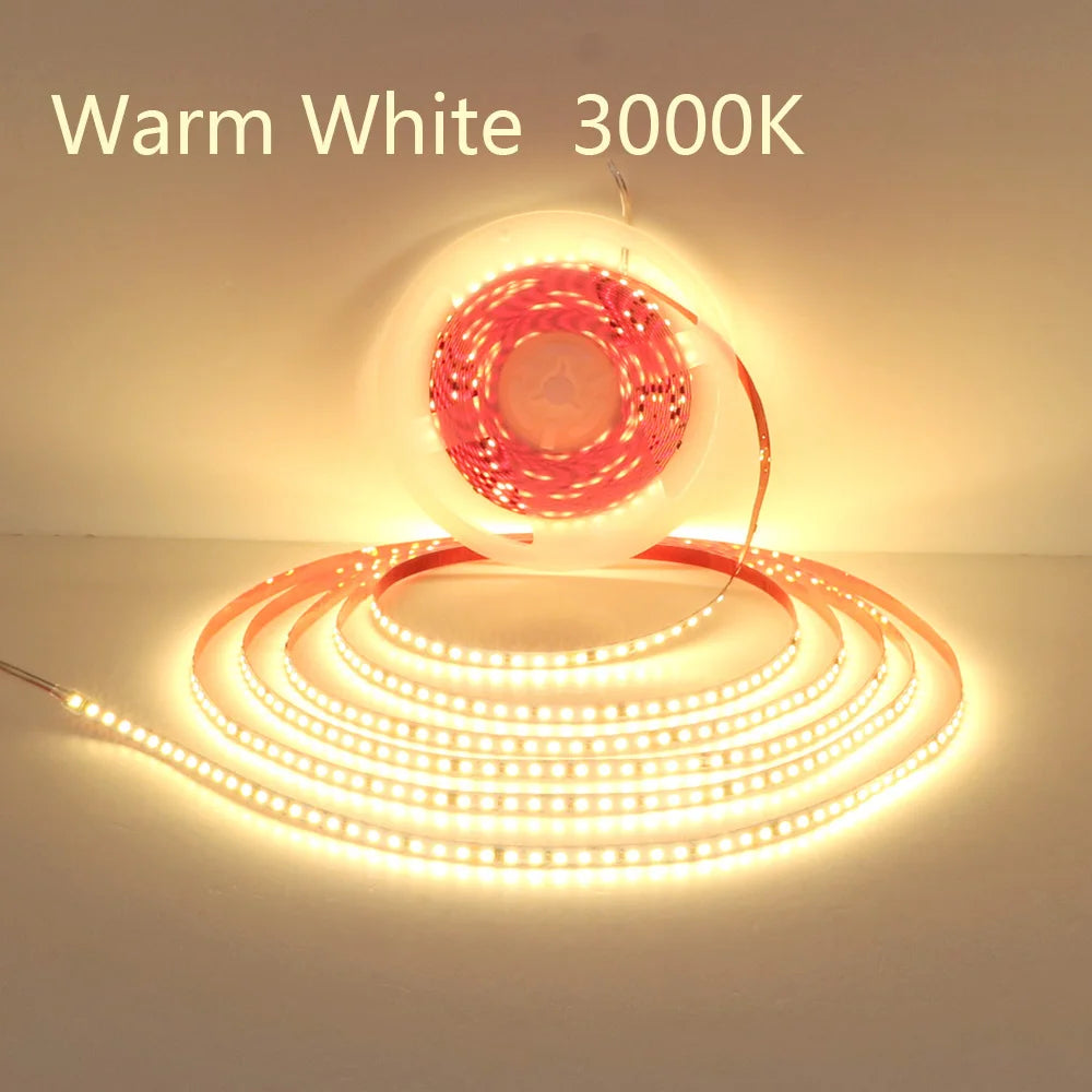 110V 220V LED Strip 2835 120LEDs/m Home Lamp Strip Red Ice Blue Green Yellow Pink 120V 230V Flexible Cuttable 20M Soft Light Bar