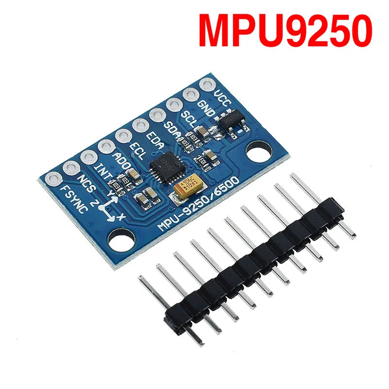 MPU9250 6500 Module 9DOF Accelerometer Gyroscope Compass 6/9 Axis GY-91 Sensor
