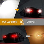 1156 BA15S P21W 1157 BAY15D P21/5W Super Brightness 3030 Chips LED Car Bulbs 12V/24V for Car Brake Reverse Lights Plug and Play