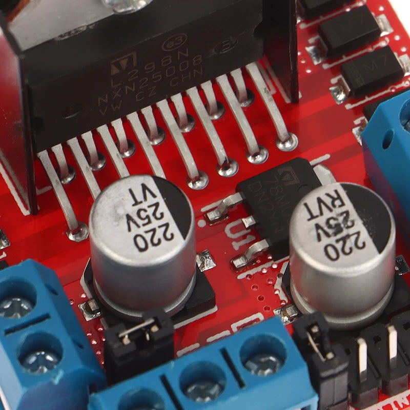 1PC 5V 2A L298N DC Motor Driver Module L298N Stepper Motor Smart Car Robot Breadboard High Power L298 DC Motor Driver