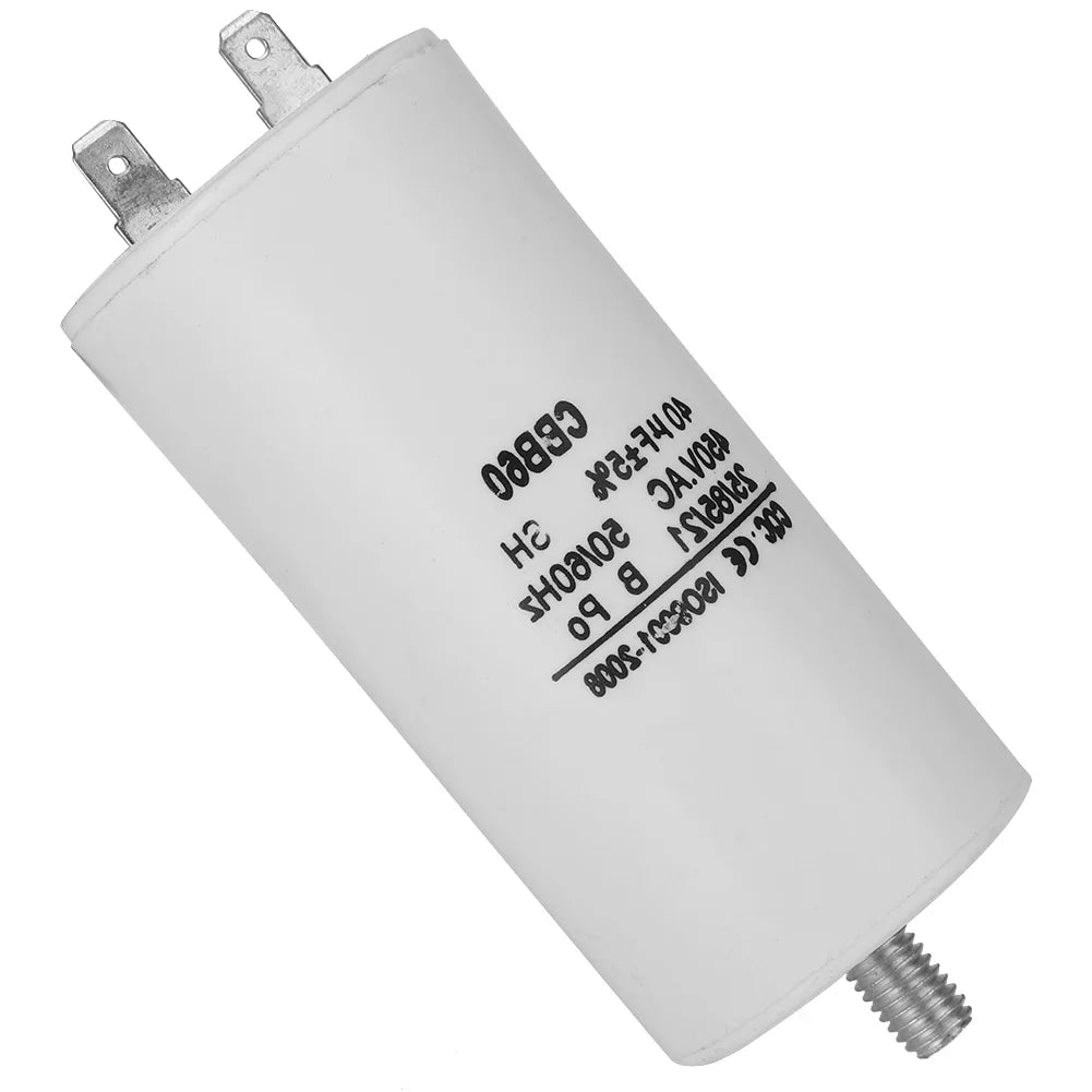 40μF Capacitor CBB60 450V 40μF Capacitor for Washing Machines 50/60Hz Water Pump Capacitor Capacitor