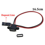 Cltgxdd Waterproof USB Type C Connector Charging Interface Female Socket With Welding Wire  MX1.25 PH2.0 XH2.54 Port