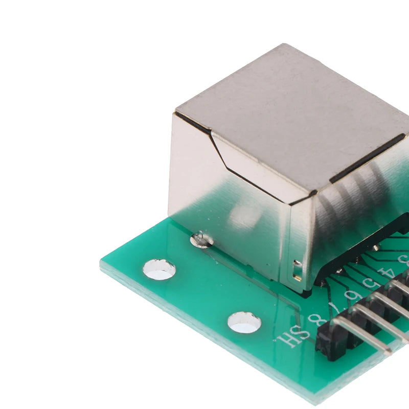 1Pc RJ45 Adapter Board To XH2.54 Modular Ethernet Connector Adapter Network Interface + Breakout Board + Pin Header