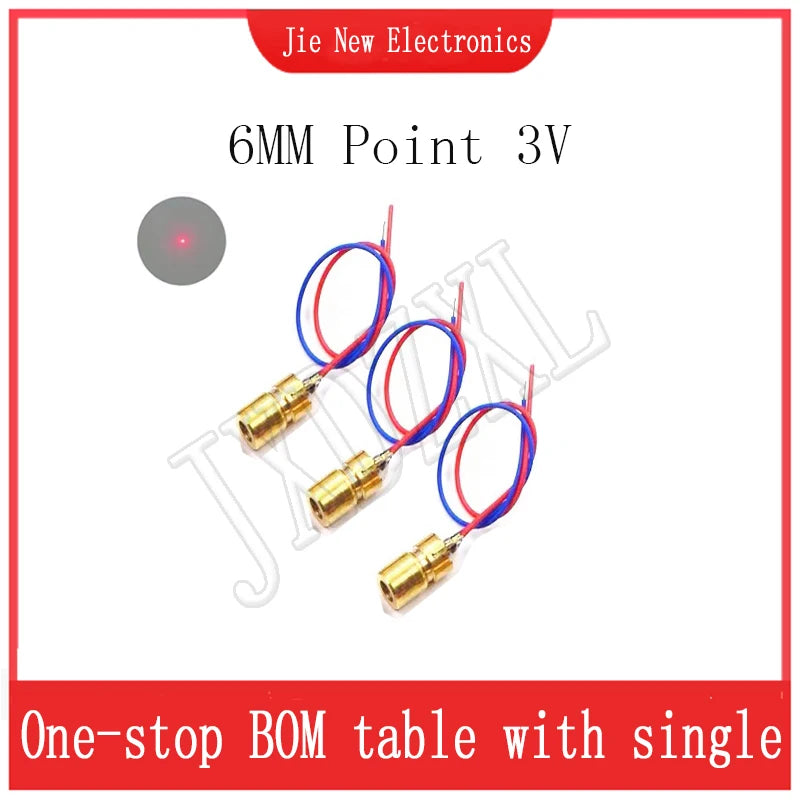 1PCS 650nm 5mW Red Point /Line / Cross Laser Module Head Glass Lens Focusable Focus Adjustable Laser Diode Head Industrial Class