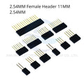 10pcs 1X2/3/4/6/8/10/15 Pin 2.54MM Stackable Long Legs Femal Header For Arduino Shield Stlxy