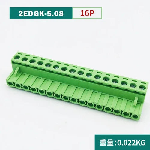 2EDGK-5.08MM Plug-in Terminal Block PCB Plug 2P3P10P12P14P16P-24P