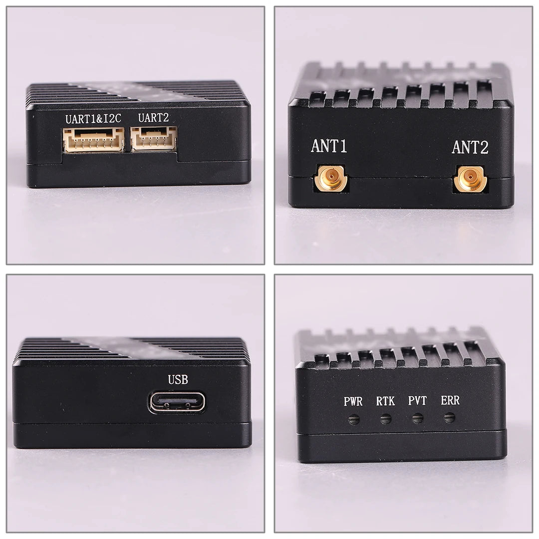 SIYI RTK Positioning and Orientation Module with RM3100 Industrial Magnetic Compass Single-Module Dual-Antenna Orientation