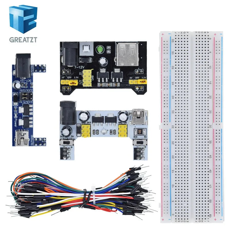 MB-102 MB102 SYB-170 Breadboard 400 830 Point Solderless Bread Board Test Develop For Dupont line DIY for arduino laboratory