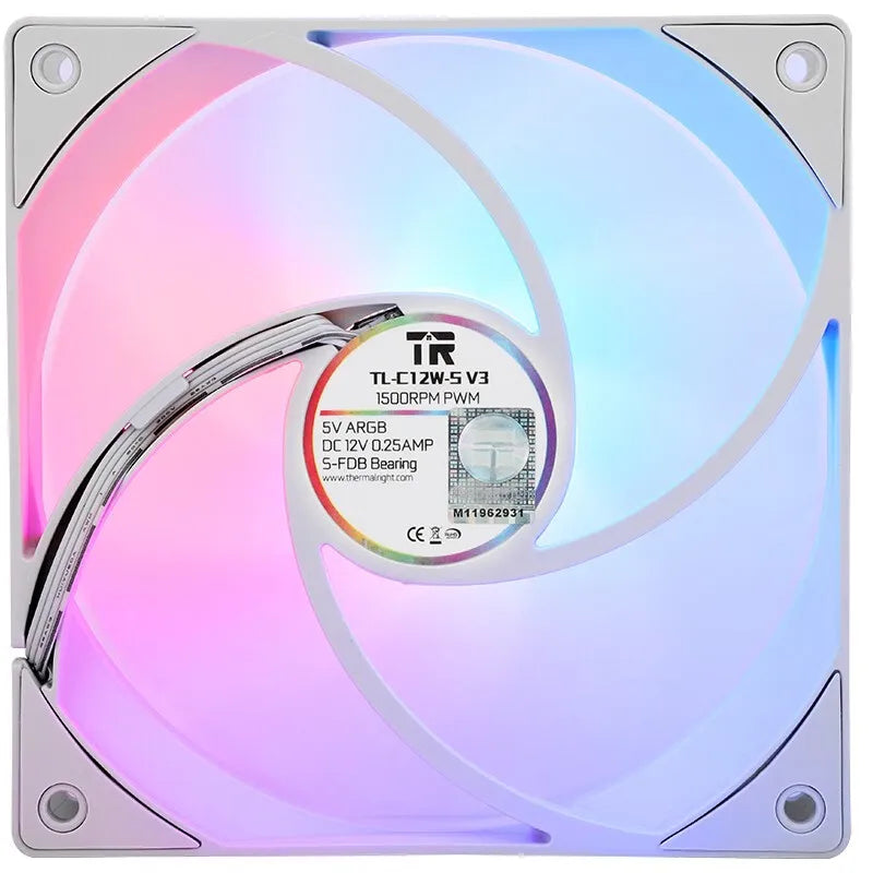 Thermalright TL-C12C 3 in 1 120mm Cooling Fan 5V ARGB gamer Adjust Speed Cooler argb Adjustable computer Case Fan ventilador