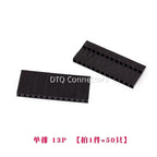 50pcs 2.54mm Dupont connector Male/Female Pin Way Cable Plug 2/3/4/5 Pin Electrical Pin Jumper Header Housing Wire Connector Kit