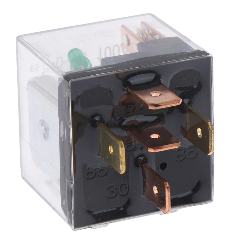 1pc Waterproof Automotive Relay 12V 100A 5Pin 4Pin SPDT Car Control Device Car Relays DC 24V High Capacity Switching