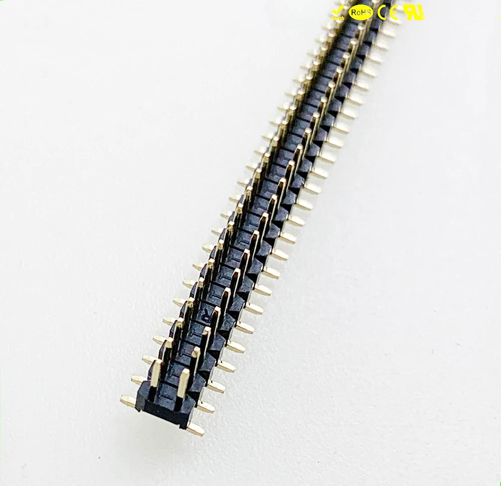 10pcs 1.0mm 2x3P/4P/5P/6p/7p/9p/10p/20p-50P Double Row PH2mm Rohs Gold High Temp W/O Post Vertical SMT Female Header Connector