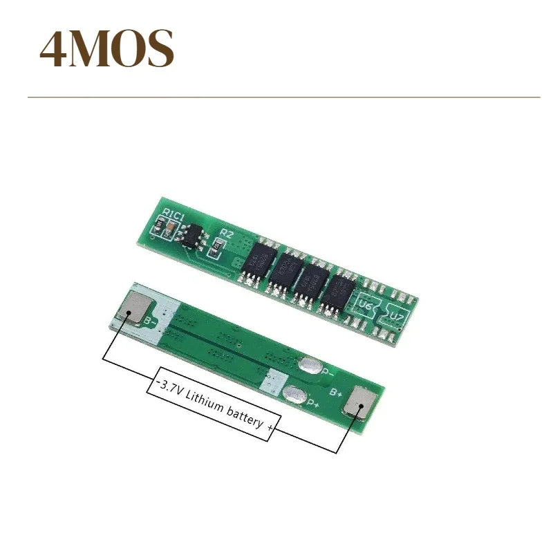 10PCS 1S 7.5A/10A/15A 3.7V Li-ion 3MOS 4MOS 6MOS BMS PCM Battery Protection Board PCM for 18650 Lithium Lion Battery