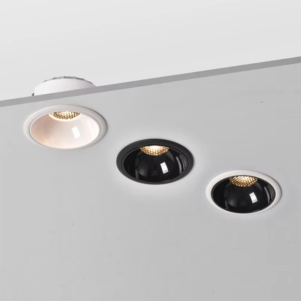 3CCT Tuya Bluetooth/Zigbee Matter Recessed Smart LED Anti Glare Downlight Lamp 7W-20W Spot Light Fixtures Indoor Home Lighting