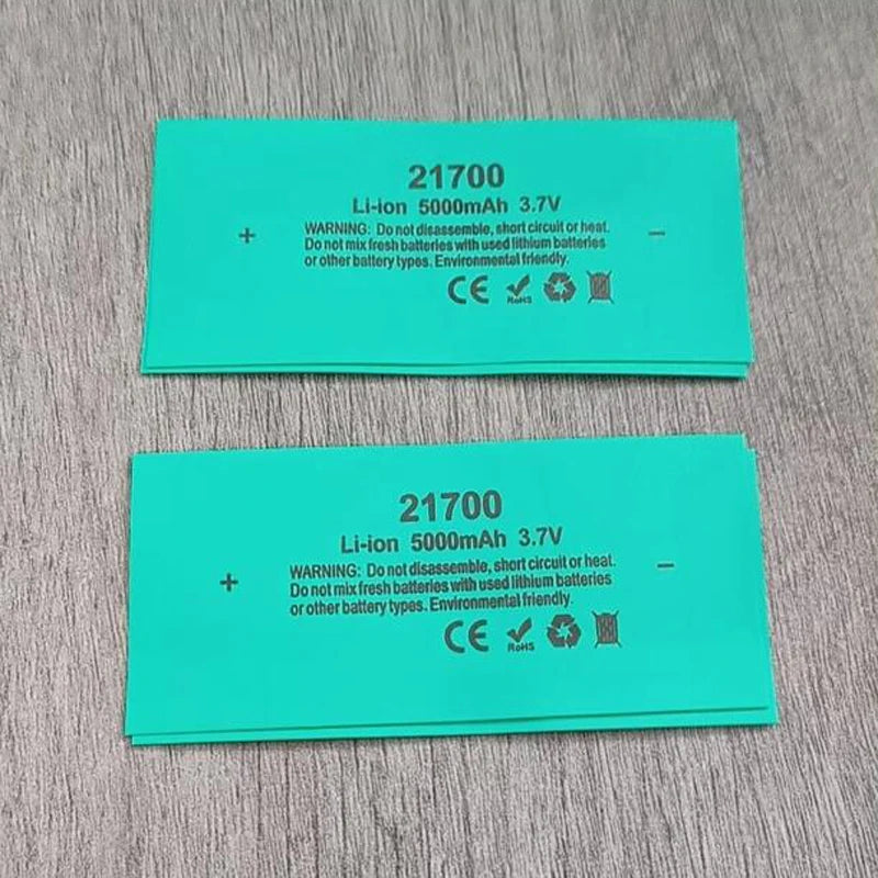 21700 Battery Plastic Shrink Skin Packaging Film PVC Shrink Sleeve Packaging Insulation Film for Lithium Battery