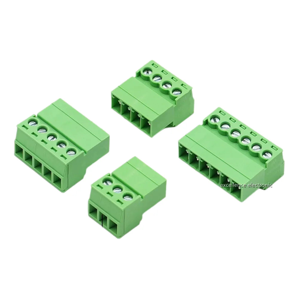 5/10PCS Aerial Butt Welding Type 15EDGRK-3.5mm 3.81mm Plug-in Terminal Block 3.5mm 3.81mm Pitch 2/3/4/5/6/7-12P Female Socket