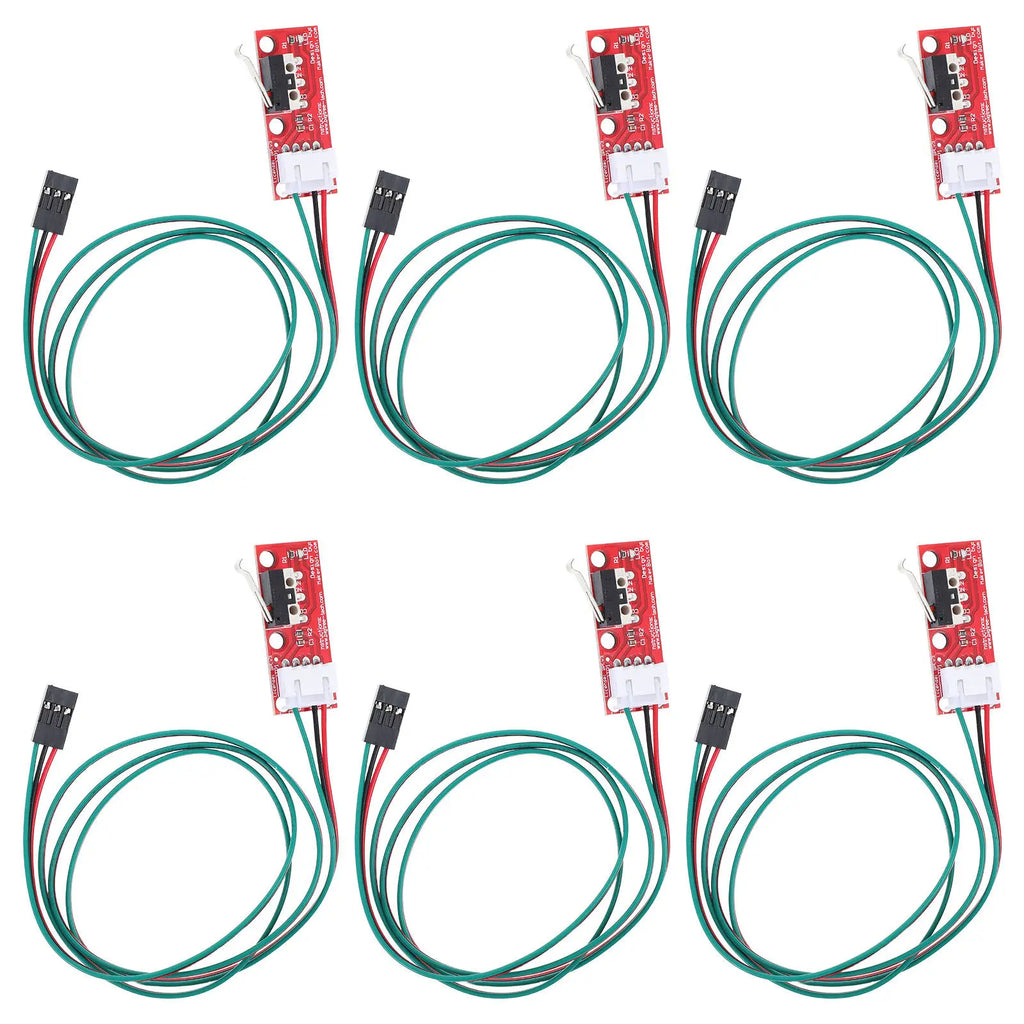 6Pcs Mechanical Endstop Limit Switch Micro Switch Module Stable Reliable 3D Printer Replacement Parts Accessories