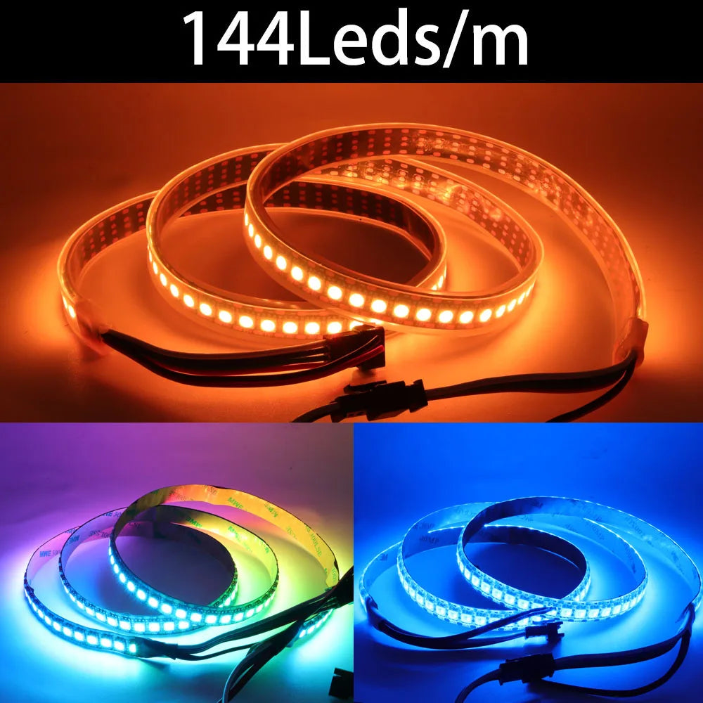 WS2812B WS2815 WS2811 WS2813 5050SMD Addressable LED Strip RGB Full Color Smart Programmable Led Lights Atmosphere Home Decor