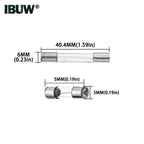 5PCS 5*20mm 5X20mm with 22AWG Wire Cable 250V 5X20MM Glass Fuse Tube Fuse Casing Glass Fuse Holder Screw Type 6x30  6*30mm