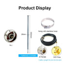 ZIISOR  LoRa Meshcore Antenna 868 MHz for EU Meshtastic 868MHz Hotspot Antennas for Lorawan Long Range SMA Male with 3D-FB Cable