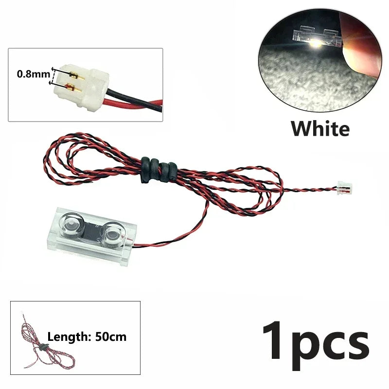 Flash Lamp City Street Light Bricks DIY 0.8mm Pin 1x1 1x2 1x4 Length 50cm SMD LED 2835  Remote Control Building Block