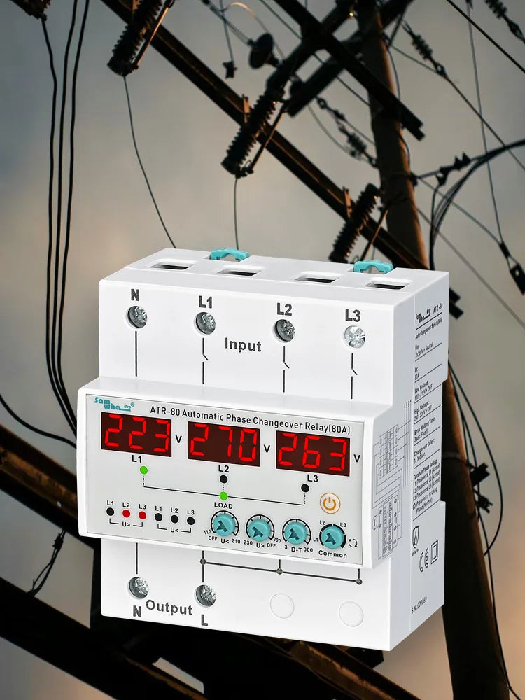 Samwha-Dsp ATR-XX 3P4W Automatic Phase Changeover Relay 63A,80A,100A