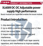 XL6009 Boost module 1.2-35V 20W Adjustable Power Supply Module for Arduino DIY