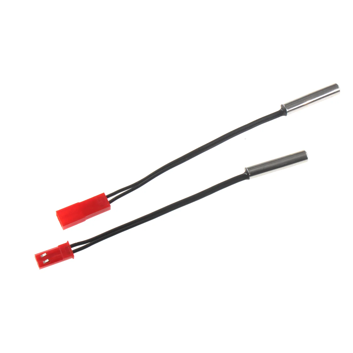 5PCS NTC thermistor 10K B3950 5x20 cylindrical epoxy resin ear wire fixed head negative temperature sensor