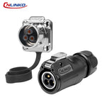 CNLINKO M20 Upgraded High Quality LP20 2 3 4 5 7 9 12 14 Pin Connector Circular Industrial Loose-proof IP68 Waterproof Connector