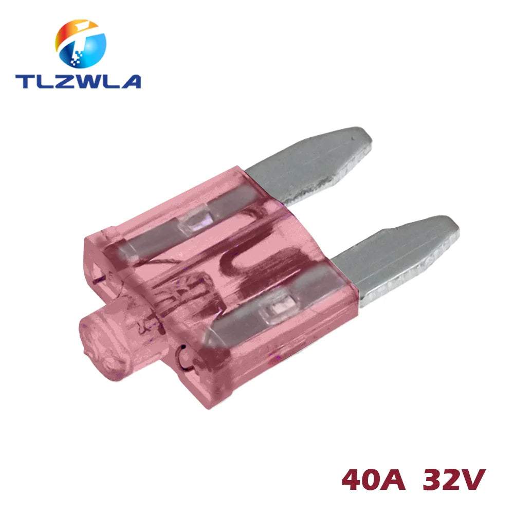 10PCS Small With Light With Fusing Indication Automobile Plug-in Fuse Small Sharp Foot Fuse For Automobile 5A ~ 40A