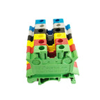 10/50/100PCS UK2.5B DIN Rail Terminal Block Screw Clamp Connector UK2.5 2.5mm² Cable Electrical Connector