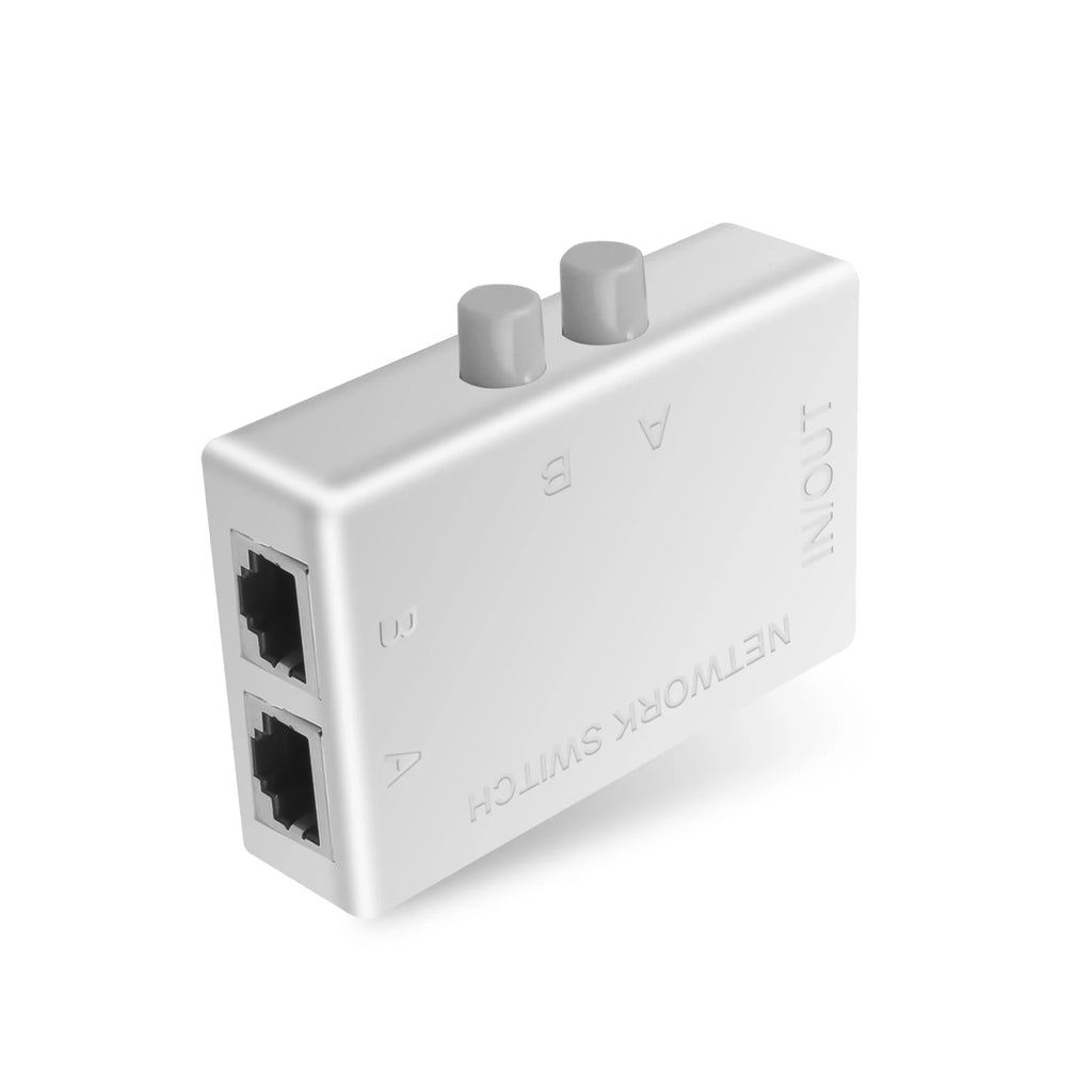 1000Mbps 1 In 2 Out Ethernet Adapter RJ45 Splitter Lan Connector Cat 6 RJ45 Splitter Switch Coupler for PC Laptop TV Box Router