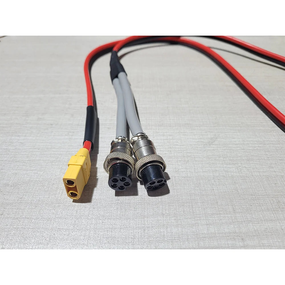 XT90 male cable GX20 2 3 4 5 6 Pin Female Docking Aviator Aviation Plug Socket Circular Connector for Dualtron LP16-3