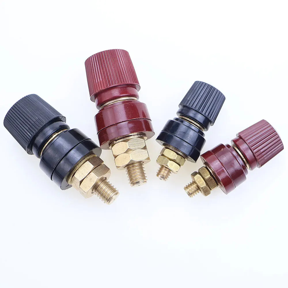 1/2PCS 6mm 8mm Brass Posts Terminal Blocks Power Supply Terminals M6 M8 Welding Machine Inverter Post Connector Car Accessories