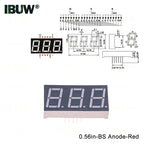 0.56inch Digital tube Common AnodeCathode Red 1 2 3 4 Bit digital Tube LED Display 7 segment 0.56