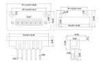 5sets 2EDGWB 5.08/15EDGWB 3.81 2/3/4/5/6/10/12Pin Wall Terminal Plug Type 5.08mm/3.81mm Pitch Connector Pcb Screw Terminal Block