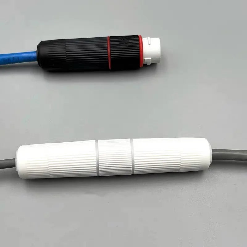 5Pcs RJ45 Docking Connector Ethernet Network Straight-through Waterproof IP67 Header Outdoor Broadband Network Cable Extender