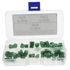 50PCS Efficient Connections with KF128 2.54mm 2P/3P/4P PCB Mount Screw Terminal Box Kit