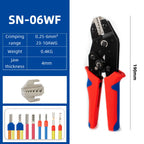 Crimping Tool For Dupont JST MOLEX Terminals,No/Pre Insulated Ferrules,Butt Connectors,Solar & Coax Connectors SN-58B 2549 2546B