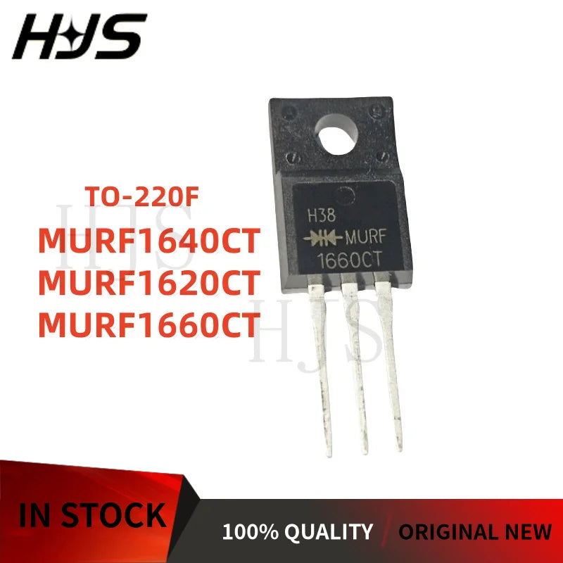 10PCS MURF1640CT MURF1620CT MURF1660CT MURF1640 MURF1620 MURF1660 TO-220F Fast recovery diode Brand New In Stock