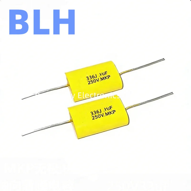 5PCS MKP Axial Audio Electrodeless Capacitor 250V 12UF 15UF 18UF 20UF 22UF 33UF 47UF