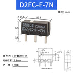 3/10Pcs Original D2FC micro switch D2FC-F-7N 10m20m OF D2FC-F-K (50M) 60MN D2F D2F-F D2F-01 D2F-01L D2F-01FL D2F-01F-T D2F-F-3-7